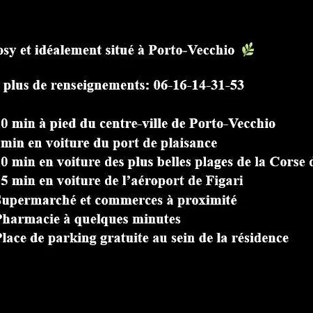 1 Bedroom Near The Center For 2-4 People * Porto Vecchio
